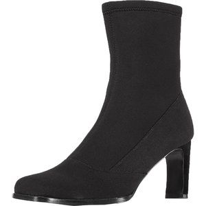 Jaggar Women's Mid Calf Square Toe Boots Black Size US7 EU38 NWT